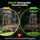Solar Garden Lights Outdoor Decorative Waterproof, 69LED Swaying Tree Solar Lights for Outside, Butterfly Flower Lights Solar Power Yard Decor for Pathway Patio Lawn Decorations by GreenHaven Gardens