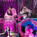 2 Pack 400 LED Solar Pink String Lights Valentine Decor, 8 Modes Solar String Lights for Outside, Waterproof and Solar Powered Outdoor Lights for Valentine Yard Garden Tree Wedding Party (Pink) by GreenHaven Gardens