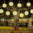 Christmas String Lights Outdoors,4 Pack 7.96" Sphere Lights,Ball Tree Garden Globe Lights for Home, Party, Christmas, Porch Patio,Wedding, Garden,Tree Decoration with Plug by GreenHaven Gardens