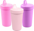 Re-Play Sippy Cups for Toddlers - 10 Oz. Reusable Spill Proof Cups for Kids, Dishwasher/Microwave Safe - Made in USA - Set of 3-3.13" x 6.25" - Princess by TinyTreasures Baby Boutique