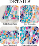 Mioglrie Baby Girls Pants Toddler 3 6 9 12 18 24 Months Leggings Newborn Girls Flared Leggings Infant Bell Bottom Pants by TinyTreasures Baby Boutique