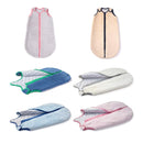baby deedee Sleep Nest Teddy Baby Sleeping Bag, Gray Bubble Gum, Small (0-6 Month) (168) by TinyTreasures Baby Boutique