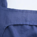 Amazhiyu 100% Linen Door Hanging Laundry Hamper Bag, 19x27 Inches (Navy) by CozyNest Decor