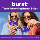 Burst Teeth Whitening Breath Strips (Polar Mint/4 Pack) | Kills 93% of Bad Mouth Germs | Up to 4 Shades Whiter in One Use | Easy to Apply/Quick Dissolving by CozyNest Decor