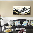 amatop Large Framed Canvas Wall Art Modern Abstract Mountain Landscape Art Print Zen Minimalist Artwork Black and White Decorative Motivational Picture for Office Living Room Bedroom Decor 48x24 Inch by CozyNest Decor