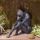 Guichifun Yoga Dancer Statue Home Decoration - Resin Bronze Sculpture Modern Creative Home Garden Statue Handicrafts Art Ware Home Décor Office Room or Outdoor Garden Gifts 16.3 x 7.15 x 13.9 Inch by CozyNest Decor
