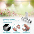 Mornajina 27Pcs Slip-Lock Misting Nozzle Tees with Slip Connector for 3/8 inch Drip Irrigation Tubing Kit, Including 11pcs Mister Nozzles Orifice 0.016", 16pcs 3/8" Brass Slip Connector, High Pressure by GreenHaven Gardens