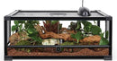 Zilla QuickBuild Reptile 20 Gallon Glass Terrarium Habitat with Swing Door For Geckos, Snakes, Lizards, Frogs, Turtles, and Tortoises, 30" x 12" x 12" by CozyNest Decor