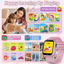 Waterproof Smart Watch for Kids Gift for Girls Age 5-12 with 32 Games, Dual Camera, Habit Tracking, Music Player, Video, Alarm Clock, HD Touchscreen Kids Smart Watch Birthday Toys for 3-12 Year Old by TinyTreasures Baby Boutique