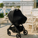 Breathable Nursing Cover Poncho – Stylish Multi-Use Breastfeeding Scarf, Car Seat Cover & Baby Blanket for Modern Moms by TinyTreasures Baby Boutique