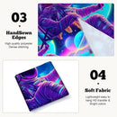 BVBOX Astronaut Space Blacklight Tapestry 79"x59", UV Reactive Astronaut Beach Lounge Chair Vacation Universe Planet Glow in Dark Tapestries, Black Light Neon Upright Poster Wall Hanging Backdrop Decor for Bedroom Living Room by CozyNest Decor