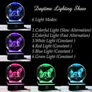 Qianwei OWL Eagle Gifts for Women 3D Crystal Ball 3.14'' - Laser OWL Eagle Decor Glass Animals OWL Eagle Gifts Figurines Statue Stuff for Room Decorations OWL Eagle Night Light by GreenHaven Gardens