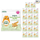 Little Bellies Organic Apple & Cinnamon Puffs Baby Snack (Pack of 18 x 0.42 oz Individual Packs) by TinyTreasures Baby Boutique