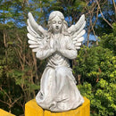 Praying Angel Garden Statue, Religious Fairy Sculpture Waterproof Decorative Figurine Art Decor for Patio, Lawn, Yard, Housewarming Ornament Present Angels HSa-1 by CozyNest Decor
