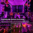 Purple and Orange Halloween Lights, 800LED 330FT String Lights 8 Modes Timer Plug in Waterproof Indoor Outdoor Christmas for Garden Party Decoration, JT-EL/FC300V0200 by GreenHaven Gardens