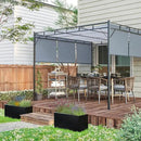 Galvanized Steel Metal Planter Rectangular Indoor Black Planter Box Large Outdoor Planters Steel 25" Lx 11" W x 13" H Commercial Residential for Patio, Deck, Garden by GreenHaven Gardens