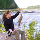 ODDSPRO Kids Fishing Pole Pink, Portable Telescopic Fishing Rod and Reel Combo Kit - with Spincast Fishing Reel Tackle Box for Girls, Youth by TinyTreasures Baby Boutique