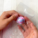 Bright Stripes Wish*Craft Marbled Moon Jewelry Kit – DIY Air-Dry Clay Set for Kids Ages 8+ with Molds, Iridescent Gems, Vibrant Colors, Metal Findings & Storage – Creative Jewelry Gift Set for Girls by TinyTreasures Baby Boutique