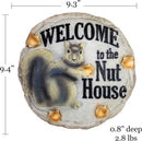 Spoontiques - Garden Décor - Nut House Stepping Stone - Decorative Stone for Garden by GreenHaven Gardens