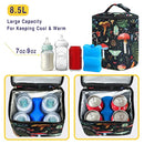 Breastmilk Cooler Bag with Ice Pack Fits 4 Baby Bottles Up to 9 Ounce Insulated Baby Bottle Bag Breast Milk Cooler on The Go with Strap Baby Bottle Cooler Bag for Nursing Mom Daycare or Travel by TinyTreasures Baby Boutique