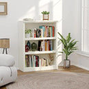 43 in Tall Bookcase, 3-Tier Bookshelf Open Storage, 33 inch Wide Floor Standing Indoor Furniture, Book Cases for Home School Library Office Bedroom Kids, White 3 Tiers by CozyNest Decor