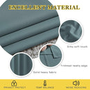 NICETOWN Blackout Curtains Panels for Bedroom - Thermal Insulated Solid Ring Top Blackout Window Curtain Panels for Flat/Apartment, Greyish Blue, 2 Panels, 52 x 72 Inch by TinyTreasures Baby Boutique
