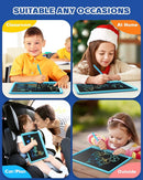 Bravokids 12 Inch LCD Writing Tablet for 3 Year Olds - Electronic Drawing Pad and Doodle Board as Educational Birthday Gifts for Girls and Boys (Blue) by TinyTreasures Baby Boutique