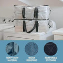 CleverMade Under Bed Storage Bag - Collapsible Storage for Shoes and Clothes Easy Use - Heavy Duty Utility Bag Home by CozyNest Decor
