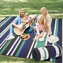 Picnic Blankets Outdoor Extra Large - 80"x80" Waterproof Beach Blanket, Machine Washable 3-Layer Foldable Park Mat with Sandproof Backing for Grass, Hiking, Travel, Concerts, Indoor (NavyBlue) by TinyTreasures Baby Boutique