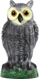 Galashield Owl Decoy to Scare Birds Away | Plastic Owls to Scare Birds Away | Owl Statue for Garden & Outdoors by GreenHaven Gardens