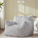 Giant Bean Bag Chairs for Adults Teens, Large Bean Bag Sofa Chairs with Filling Comfy Fuzzy BeanBag Chair with Armrests for Bedroom Living Room Reading by CozyNest Decor