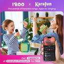 IROO Mini Karaoke Machine for Kids, 2025 TOP Toys Birthday Gifts Ideas for Girls Ages 4, 5, 6, 7, 8, 9, 10, 12+ Years Old, Portable MP3 Player with 2 Wireless Mics for Party by TinyTreasures Baby Boutique