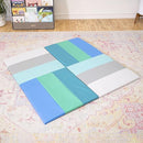 ECR4Kids SoftZone Turning Tiles Activity Mat, Folding Playmat, Contemporary by TinyTreasures Baby Boutique