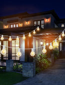 25Ft LED Outdoor String Lights, G40 Globe Patio String Lights Waterproof with 27 Shatterproof Bulbs, Hanging Outdoor Christmas Decorations Lights for Backyard Garden Bistro Wedding Party Decor, White by TinyTreasures Baby Boutique