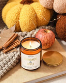 AOOVOO Apple Cinnamon Candles - 9 oz Scented Candles, Aromatherapy Candle, Soy Candle for Home Scented by CozyNest Decor