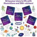 Skillmatics Storybook Art Kit - Create Space-Themed Stories, DIY Craft & Writing Kit with 300+ Stickers, Scrapbooking Activity, Gifts for Kids Ages 5, 6, 7, 8, 9, 10 by TinyTreasures Baby Boutique