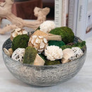 ANDALUCA Decorative Moss Balls Natural Bowl Filler Home Decor (Green Moss) by CozyNest Decor