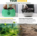 RAYTID Compostable trash Bags 2.6 Gallon Compost Bags for Kitchen Countertop Bin 1.3,2,3, Gallon, 120 Count,Small Kitchen Food Scrap Waste Bags,ASTM D6400, US BPI & Europe OK Compost Home Certified by GreenHaven Gardens