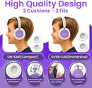 Puro Sound Labs BT2200 Plus Kids Bluetooth Headphones – Volume-Limiting 85dB, Studio-Grade Audio, Over-Ear & Comfy Design, 20-Hour Battery Life, Easy to Connect Wireless Headphones for Kids, Purple by TinyTreasures Baby Boutique