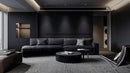 Dimoon 118''x23.6'' Black Skin Peel and Stick Wallpaper Contact Paper Modern Self Adhesive Wall Paper Removable Renter Friendly Textured Solid Color Cabinet Vinyl Roll (118''x23.6'',Black Skin) by GreenHaven Gardens
