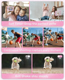 Digital Camera, 56MP FHD 1080P Point & Shoot Camera with 32GB SD Card, 2 Batteries, and Lanyard, Ideal for Kids & Teens, Suitable Gift for Girls by TinyTreasures Baby Boutique