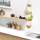 Simple Houseware 3-Tier Fruit Hanging Basket, Bronze by CozyNest Decor