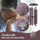 ASTARIN Memorial Wind Chimes Personalized, Bereavement Condolence Gifts for Loss of Mother Husband Wife, Customized Wind Chimes for Outside Deep Tone(Produced in USA) by CozyNest Decor