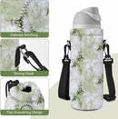 Neoprene Water Bottle Carrier Bag with Adjustable Shoulder Strap for Men Women Walking Hiking,Portable Insulated Holder Case for Stainless Steel/Glass/Plastic Bottles by TinyTreasures Baby Boutique