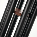 Woodstock Chimes Pluto Wind Chime for Outside 37" Black Teak Medium Tone Sound for Outdoor Garden, Patio, Porch Decor Gifts, Encore Collection, DCKT37 by CozyNest Decor