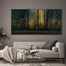 SIGNWIN 36"x72" Extra Large Framed Wall Art Magical Firefly Forest at Twilight, Enchanted Nature Scene for Home Living Room Bedroom Decor (Frame Assembly Required) by CozyNest Decor