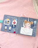 Interactive Sensory Soft Cloth Book, Educational Crinkle Quiet Activity Busy Book for Babies,Toddler Travel Toy Gift for Boys and Girls (I Want to Be) by TinyTreasures Baby Boutique