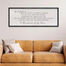 LuZhiQiang Spirit Lead Me Wall Art Decor 40"x15" Christian Scripture Sign Large Inspirational Quote Bible Verse Hanging Wooden Framed (Black) by CozyNest Decor