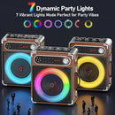 Karaoke Machine with 2 Wireless Microphones,【Upgraded 6.5"Woofer & 2"Tweeter】Portable Bluetooth 5.3 Karaoke Speaker, PA System with Bass/Treble/Echo Adjustment, Supports USB/AUX/TF/TWS for Home Party by TinyTreasures Baby Boutique
