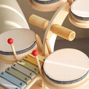 iPlay, iLearn Toddler Wooden Drum Set, Kids Musical Instruments Toy, 8 in 1 Percussion Drum Kit W/Xylophone Cymbal, Baby Montessori Learning Birthday Gifts for 18 Month, 2 3 4 5 6 Year Old Boy Girl by TinyTreasures Baby Boutique